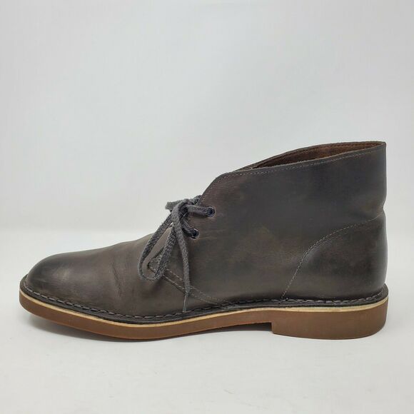 Clarks Chukka Ankle Boots Leather Two Eyelet Classic US 10.5 M - Picture 3 of 12
